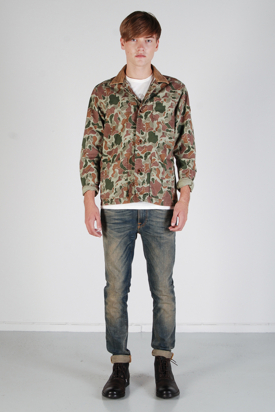 Edwin: Roader Jacket Herringbone Camouflage