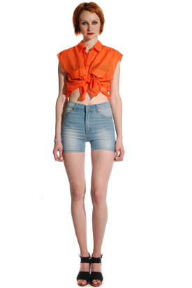 Cheap Monday: Short Skin Upper Blue