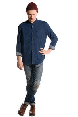 Nudie: Ari Double Faced Indigo Shirt