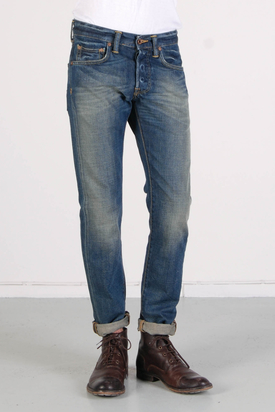 Edwin: ED-55 Tar Washed Jeans
