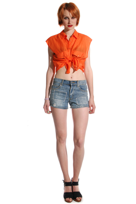Cheap Monday: Spring Jeans Patch Shorts