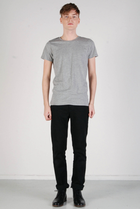 A.O.CMS: Lightweight Crew-Neck T-shirt Grey Melange