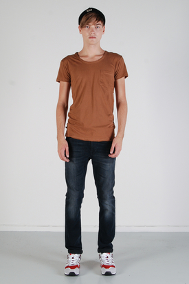 Dr Denim: Joey Dark Camel Tee
