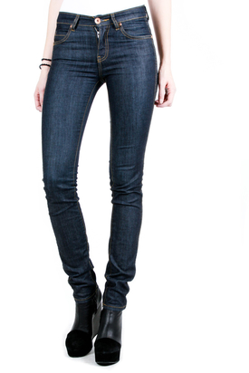 Dr Denim: Snap Rinsed Blue Jeans