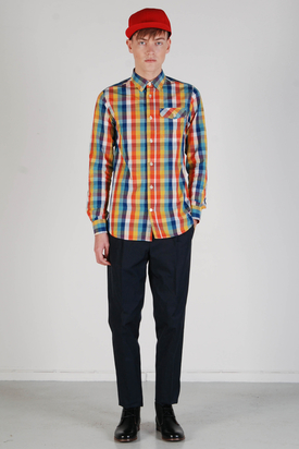 Knowledge Cotton Apparel: Poplin Checked Shirt