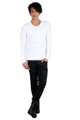 Resteröds: Oldmans L/S White T-shirt