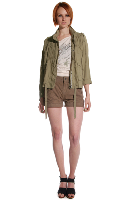 Levis: Military Jacket Faded Khaki Green