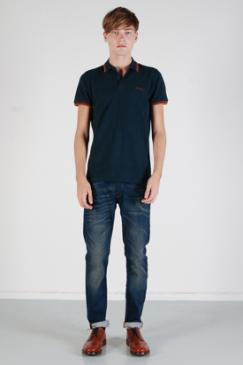 Ben Sherman: Romford Sub Teal Navy Piké