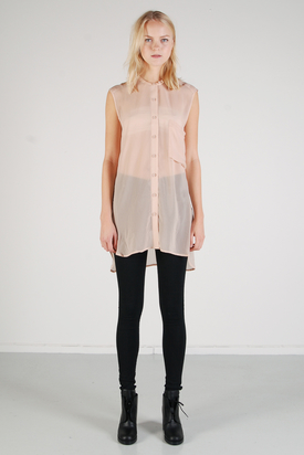 Dr Denim: Zenita Pale Peach Top