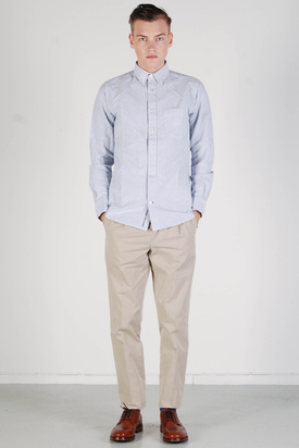 Knowledge Cotton Apparel: Button Down Oxford Shirt