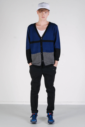 Cheap Monday: Stroke Cardigan Blue/Black