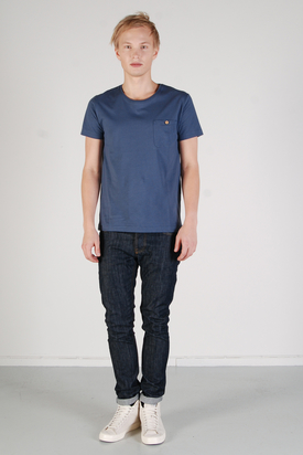 The Blue Uniform: Chest Pocket Navy T-shirt