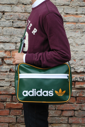 Adidas: AC Airline Green/White Bag