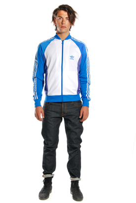 Adidas: Spo Sst Jacket Blue/White