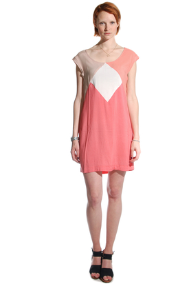 Dr Denim: Linn Coral Pink Dress