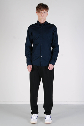 Ben Sherman: LS Shirt Soho Fit Classic Navy