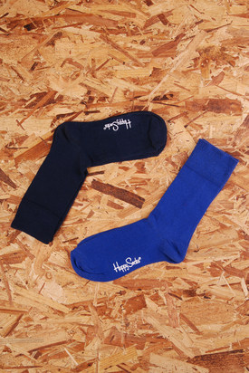 Happy Socks: Navy/Blue 2-Pack