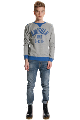Nudie: Another Kind Of Blue Org. Sweater