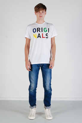 Adidas: M Original Tee White Blanc